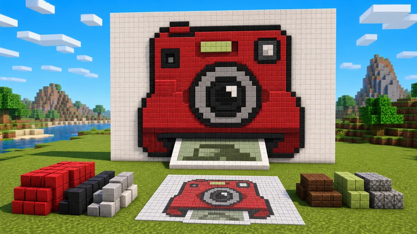 How to Make Pixel Art in Minecraft: Blocks, Grid, and Easy Steps