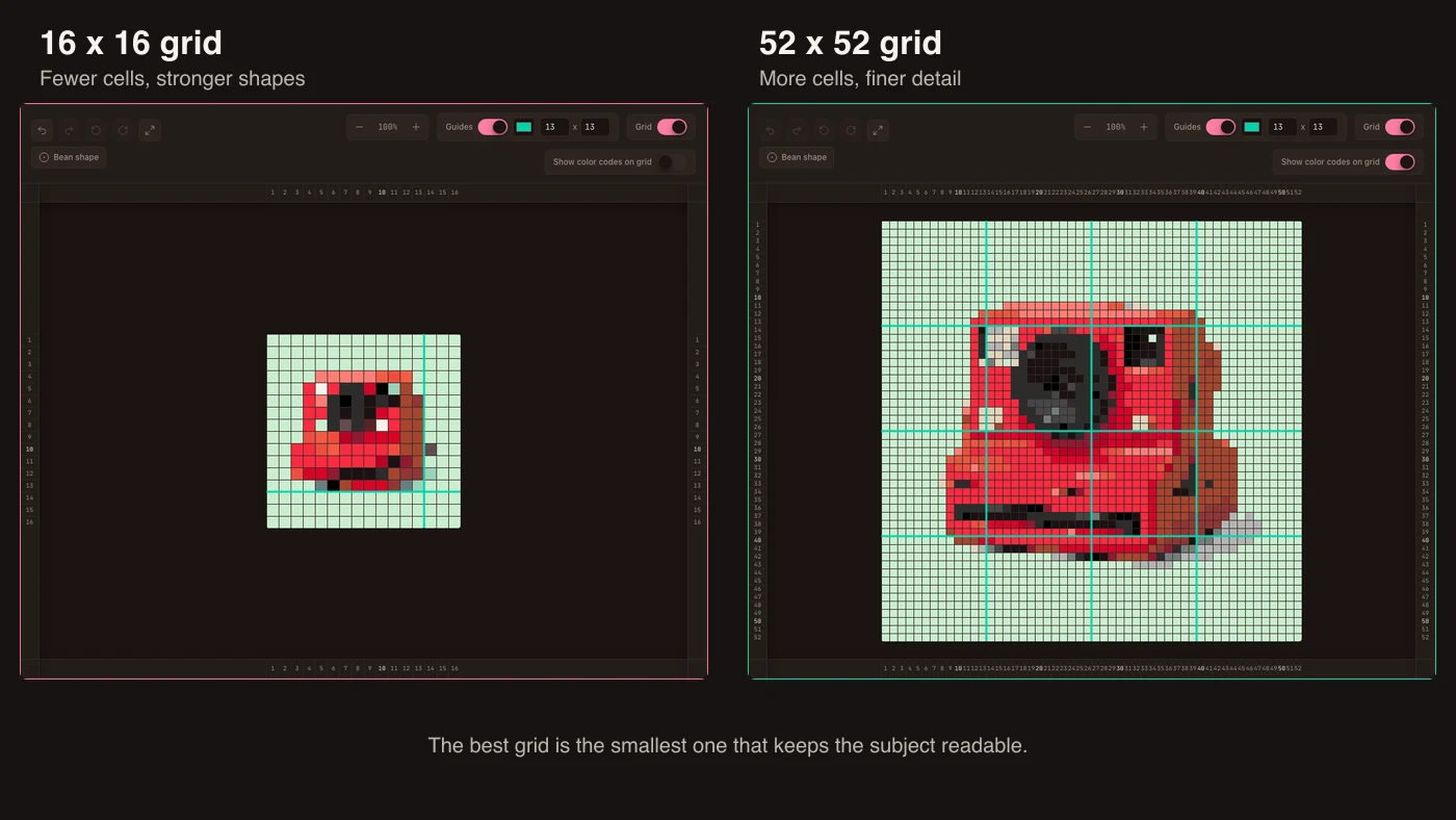 Pixel Art Grid: How to Choose the Right Size and Use It